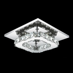 Modern Contemporary Electroplated Metal Flush Mount