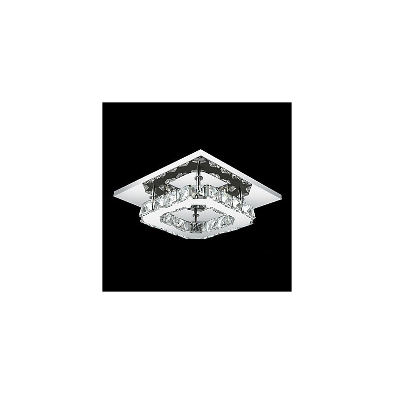 Modern Contemporary Electroplated Metal Flush Mount