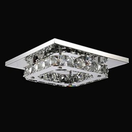 Modern Contemporary Electroplated Metal Flush Mount