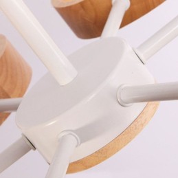 Nordic Unique Wood Pendant Light