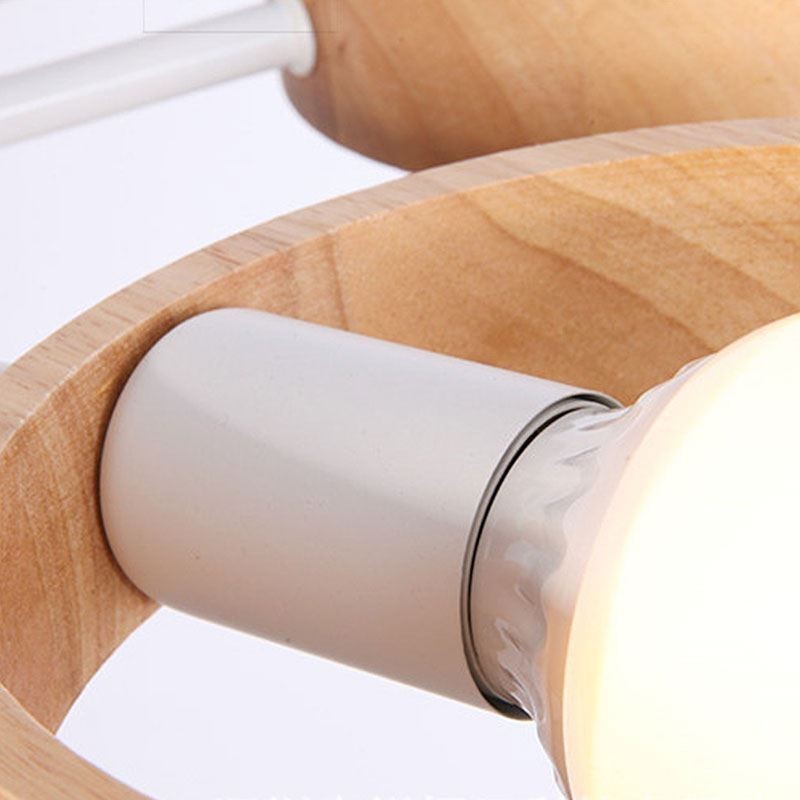 Nordic Unique Wood Pendant Light