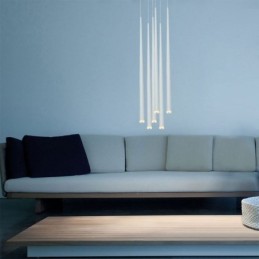 Modern Simple Pendant Light Cylinder Shape Lighting Meteor Rain Lamp Light