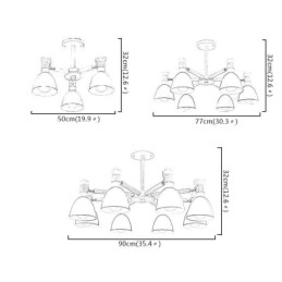 Nordic Macaron Pendant Light Creative Wood Chandelier