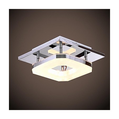 Acrylic Flush Mount 1 light Modern Acrylic Electroplating Stainless Steel