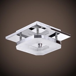 Acrylic Flush Mount 1 light Modern Acrylic Electroplating Stainless Steel