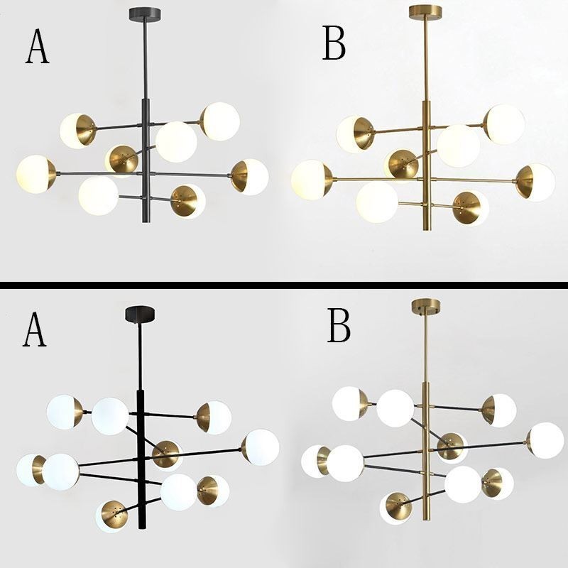 Contemporary Pendant Light Magic Bean Sputnik Chandelier Lamp