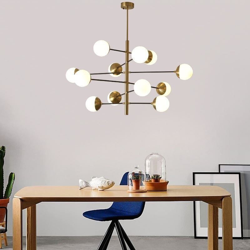 Contemporary Pendant Light Magic Bean Sputnik Chandelier Lamp