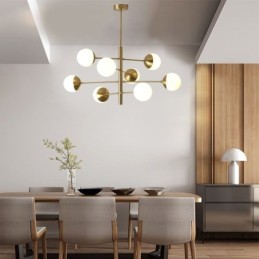 Contemporary Pendant Light Magic Bean Sputnik Chandelier Lamp