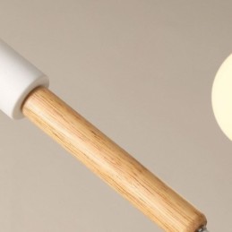 Nordic Pendant Light Creative Magic Bean Log Pendant Light