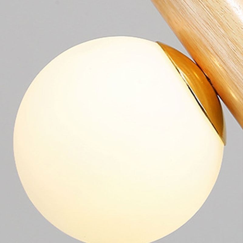 Wood Pendant Light Magic Bean Cluster Ceiling Light Island