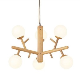 Nordic Creative Wooden Pendant Light