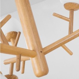 Nordic Creative Wooden Pendant Light