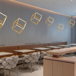 Postmodern Pendant Light Geometric Gold Hanging Light