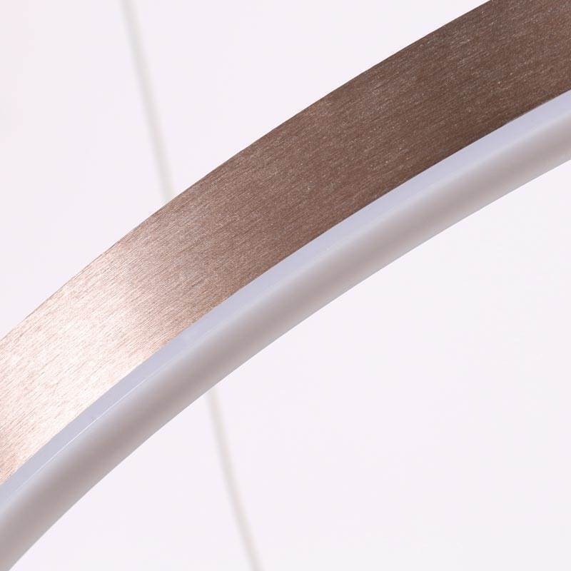 Pendant Light Drawing Craft 2 Rings Lamp 60+40cm