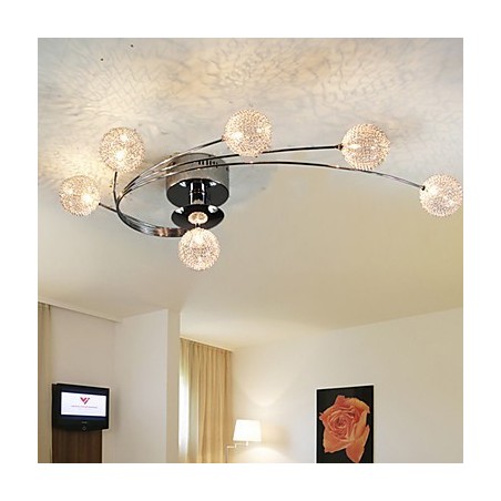 Ceiling Light Modern Living Bulbs Included 6 Lights