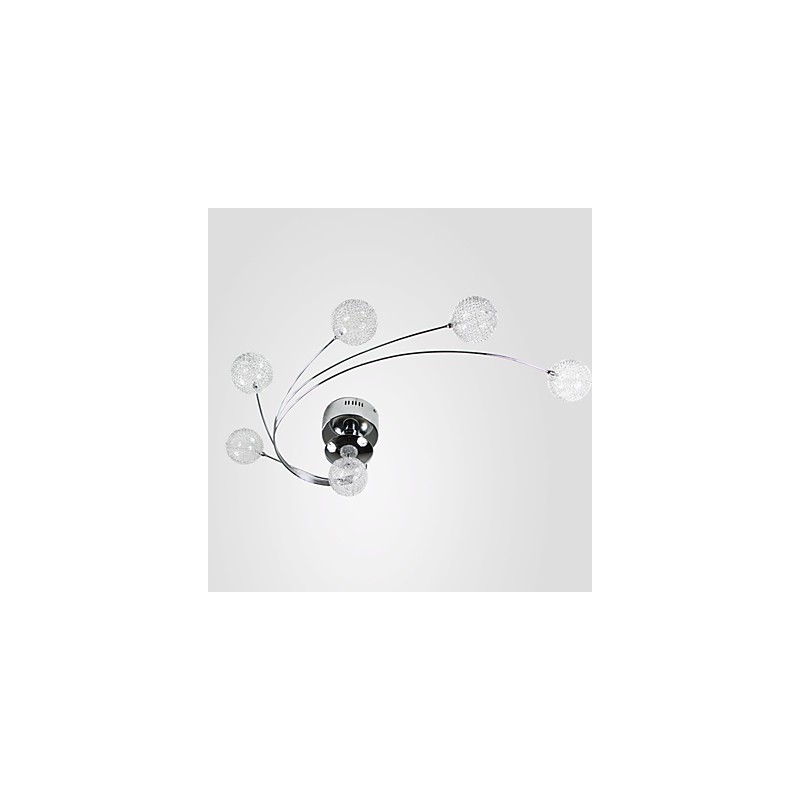 Ceiling Light Modern Living Bulbs Included 6 Lights