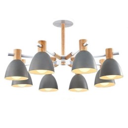 Modern Simple Macaron Pendant Light Creative Wooden Lighting