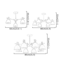 Modern Simple Macaron Pendant Light Creative Wooden Lighting