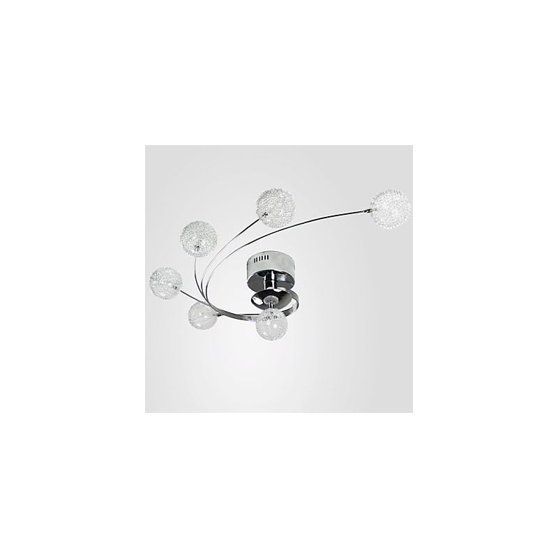 Ceiling Light Modern Living Bulbs Included 6 Lights