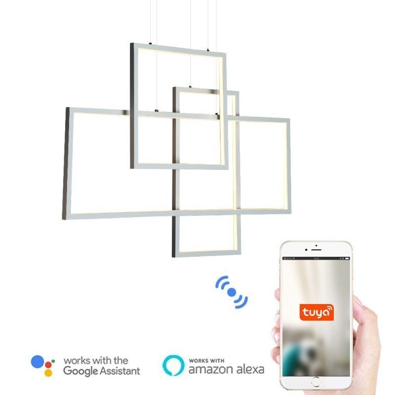Nordic Pendant Light Geometric Square Pendant Light