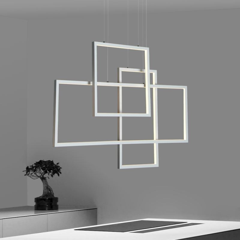 Nordic Pendant Light Geometric Square Pendant Light
