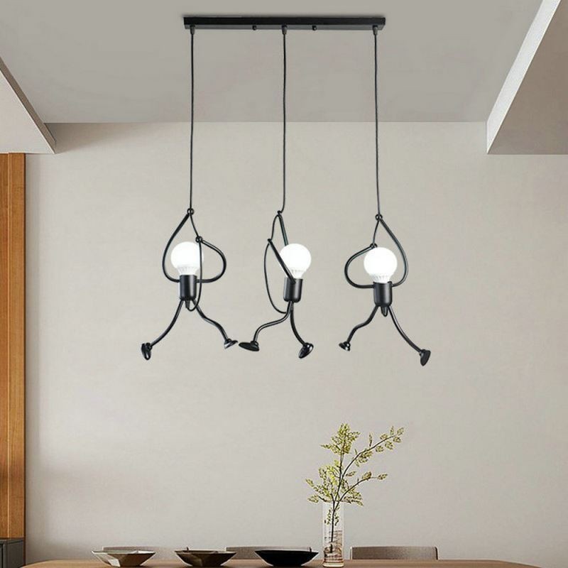 Modern Pendant Light Creative Little Man Shape Lamp Individual Home Light