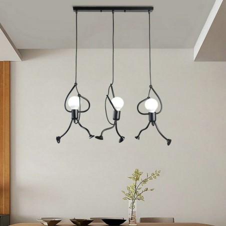 Modern Pendant Light Creative Little Man Shape Lamp Individual Home Light