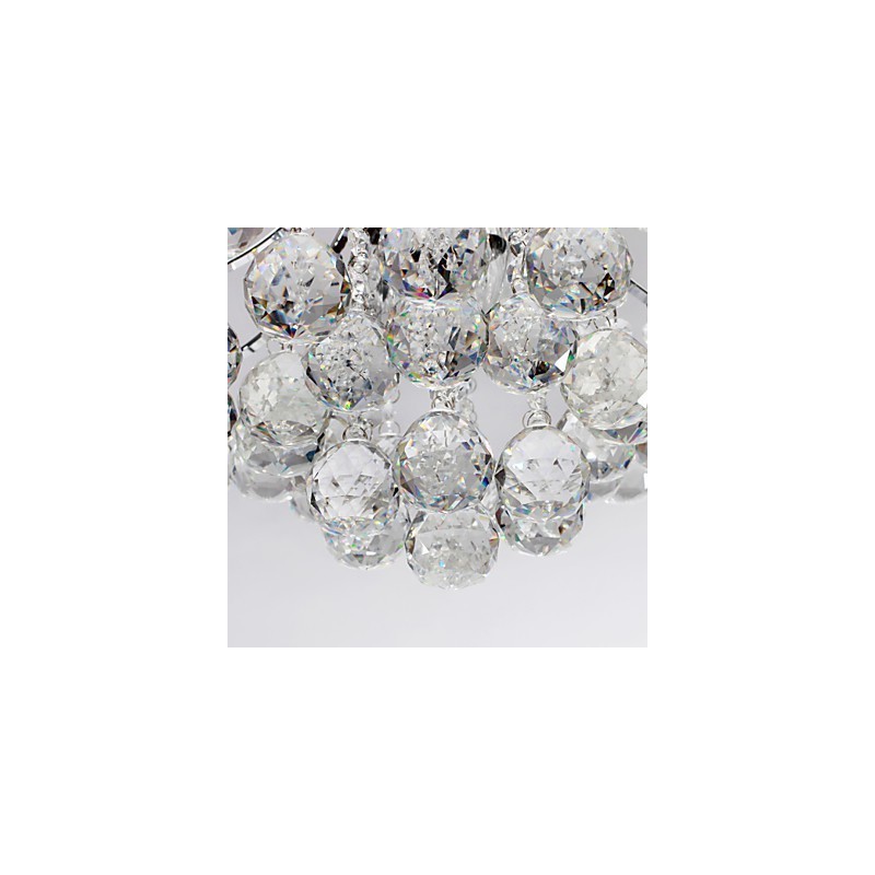 Chandelier Modern Crystal 3 Lights