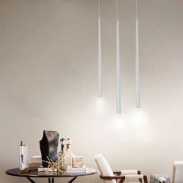 Contemporary Pendant Light Cylinder Shape Lamp Meteor Rain Lighting