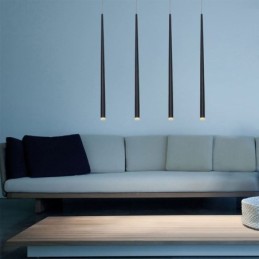 Contemporary Pendant Light Cylinder Shape Lamp Meteor Rain Lighting