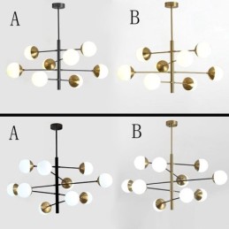 Contemporary Pendant Light Magic Bean Sputnik Chandelier Lamp