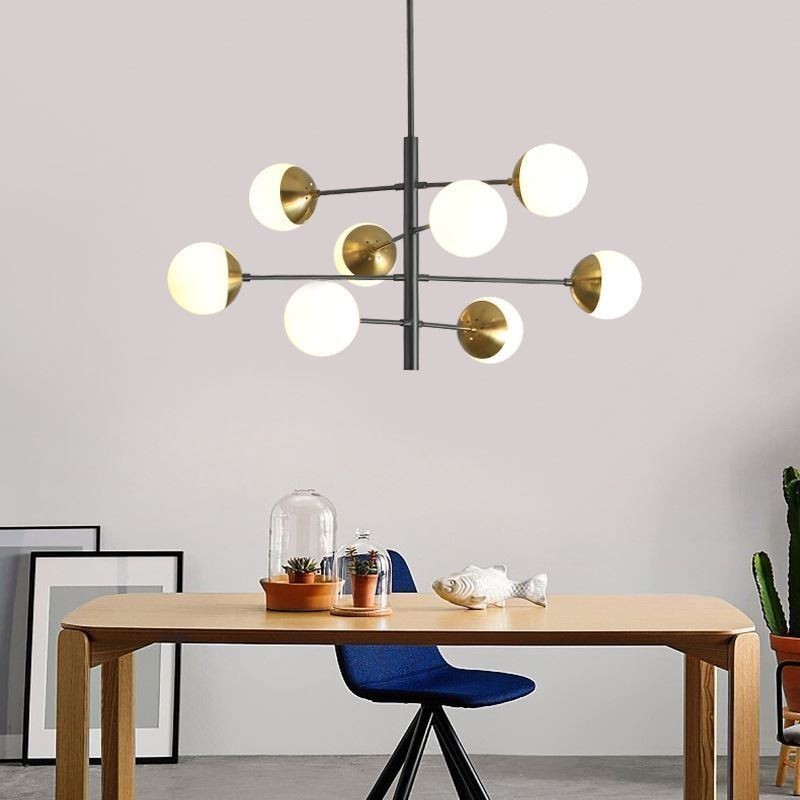 Contemporary Pendant Light Magic Bean Sputnik Chandelier Lamp