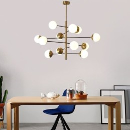 Contemporary Pendant Light Magic Bean Sputnik Chandelier Lamp