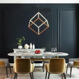 Postmodern Pendant Light Geometric Gold Hanging Light