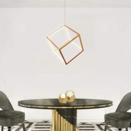 Postmodern Pendant Light Geometric Gold Hanging Light