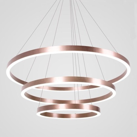 Pendant Light Drawing Craft 3 Rings Lamp 80+60+40cm