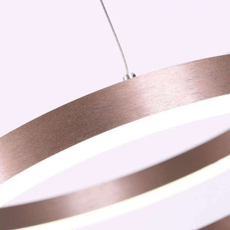 Pendant Light Drawing Craft 3 Rings Lamp 80+60+40cm