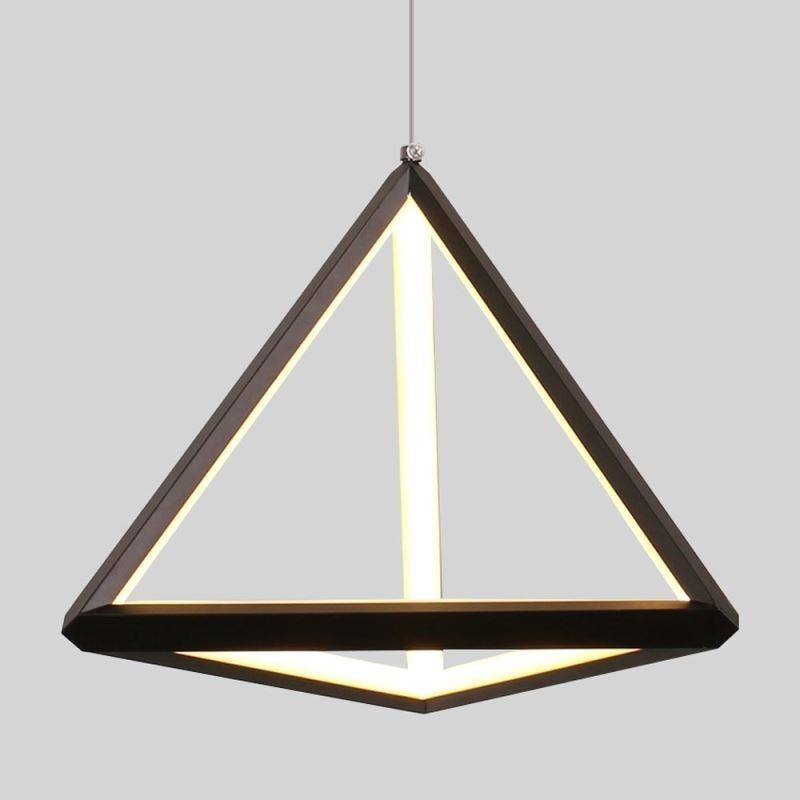 Postmodern Pendant Light Geometric Triangle Light Creative Lamp Lighting
