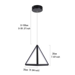 Postmodern Pendant Light Geometric Triangle Light Creative Lamp Lighting