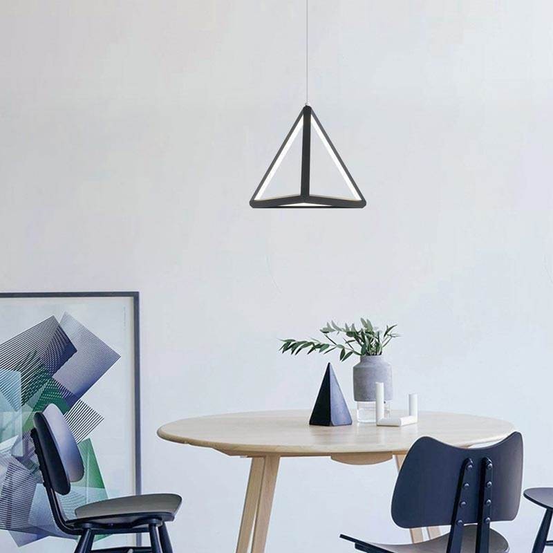 Postmodern Pendant Light Geometric Triangle Light Creative Lamp Lighting