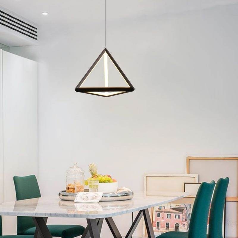 Postmodern Pendant Light Geometric Triangle Light Creative Lamp Lighting