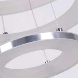 Modern Pendant Light Acrylic 3 Rings Lamp 40+30+20cm