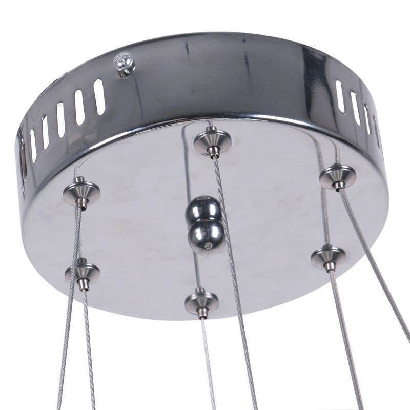 Modern Pendant Light Acrylic 2 Rings Lamp 40+20cm