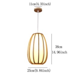 Visual Comfort Bamboo Pendant Light