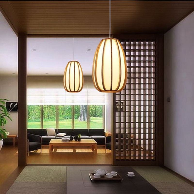 Visual Comfort Bamboo Pendant Light