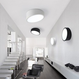 Contemporary And Contracted Creative Cylindrical Wrought Iron Dome Light