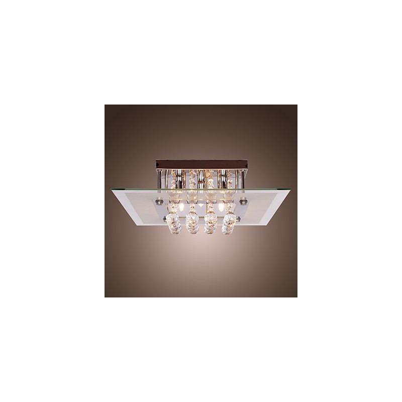 Ceiling Light Modern Crystal Living 5 Lights