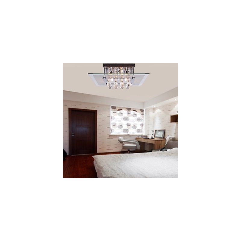 Ceiling Light Modern Crystal Living 5 Lights
