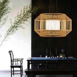 Lantern Bamboo Pendant Light Creative Japanese Pendant Light