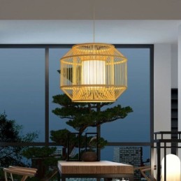 Lantern Bamboo Pendant Light Creative Japanese Pendant Light